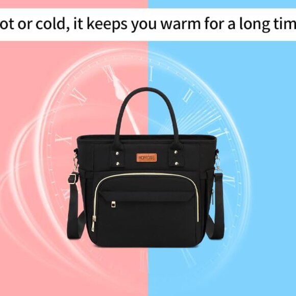 Lunch Bag Lunch Box Women Insulated Cooler Bag for Work, Large Lunchbox for Adul - Picture 8 of 9